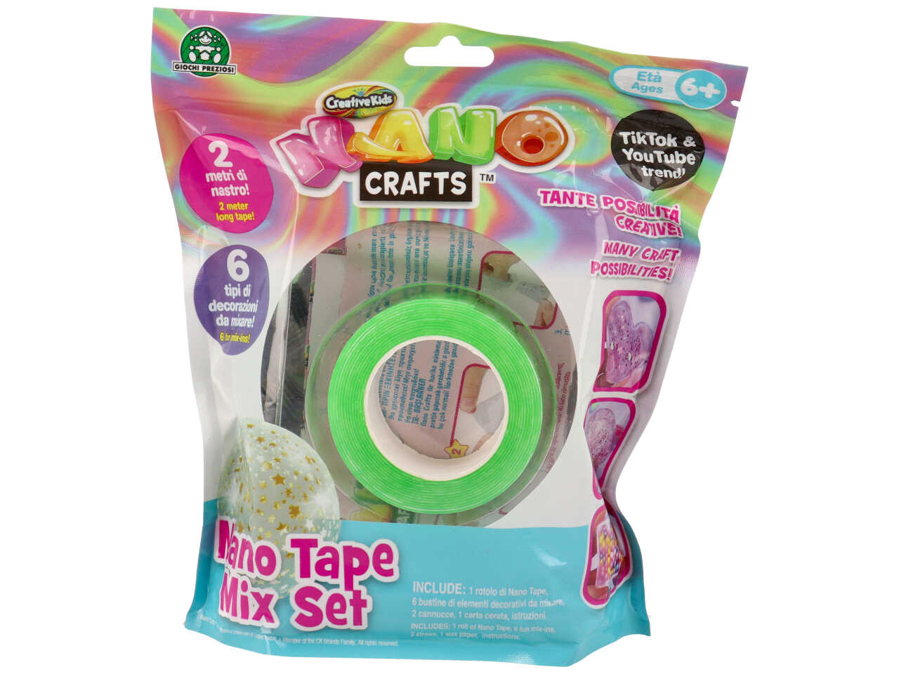 Nano craft nastri nano tape - Lâarticolo perfetto per chi è alle prime armi e vuole - Giochi Preziosi, Adatto per 6+ | Giochi Preziosi