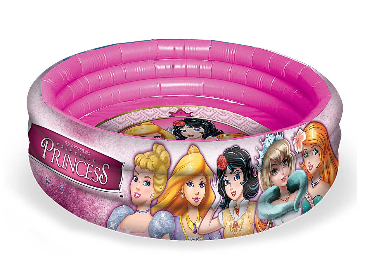 Piscina da bambini princess 3 anelli 90cm