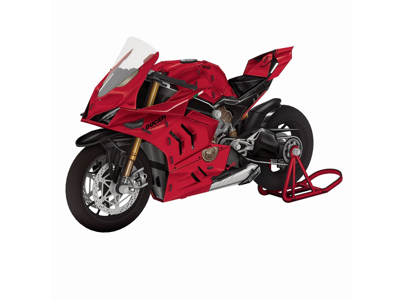 Ducati puzzle 3d moto panigale 115 pezzi | Grandi Giochi