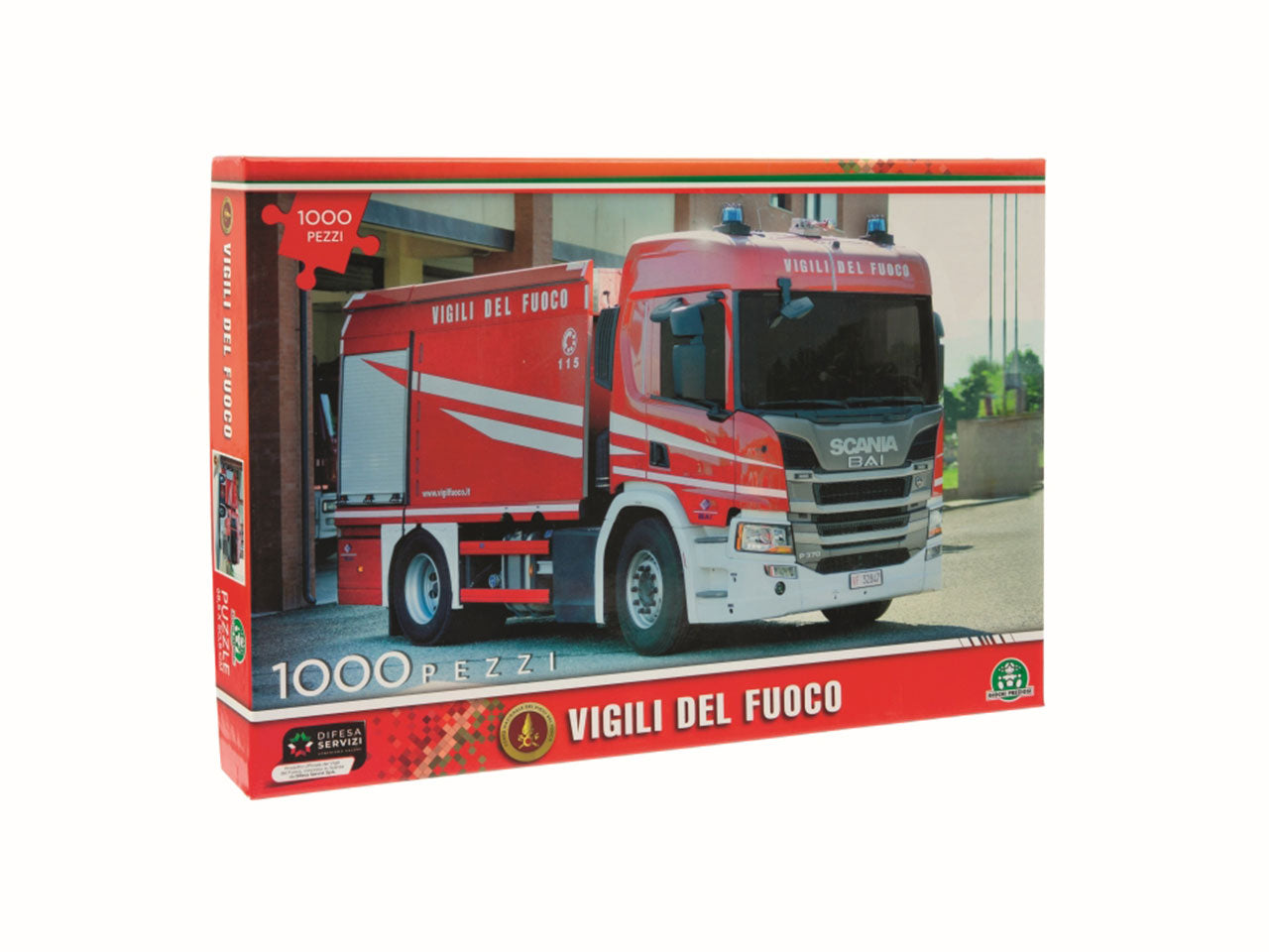 Puzzle 1000 pezzi 2D Vigili del fuoco | Grandi Giochi