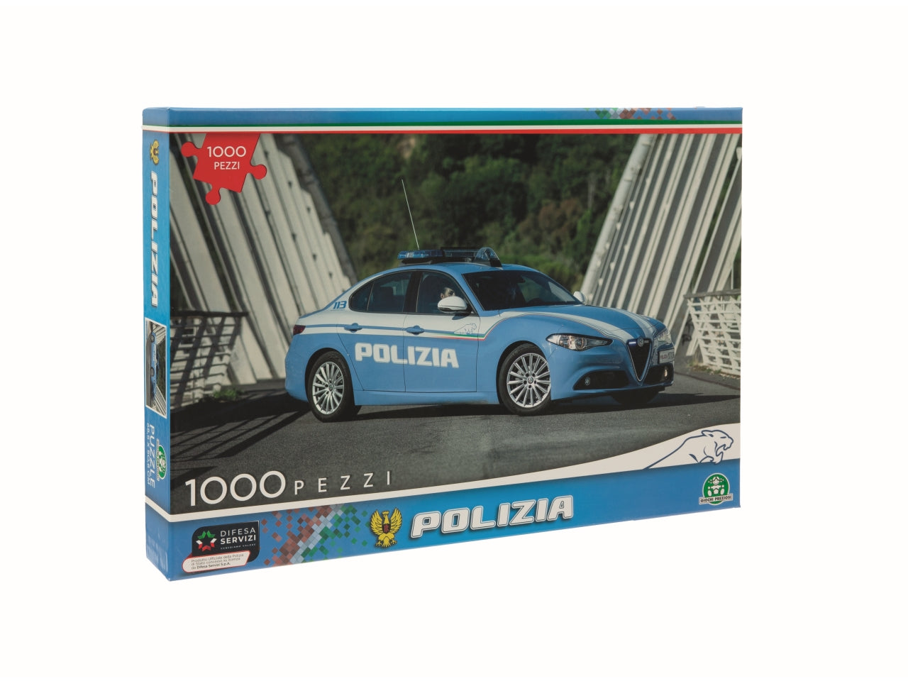 Puzzle 1000 pezzi 2D Polizia | Grandi Giochi