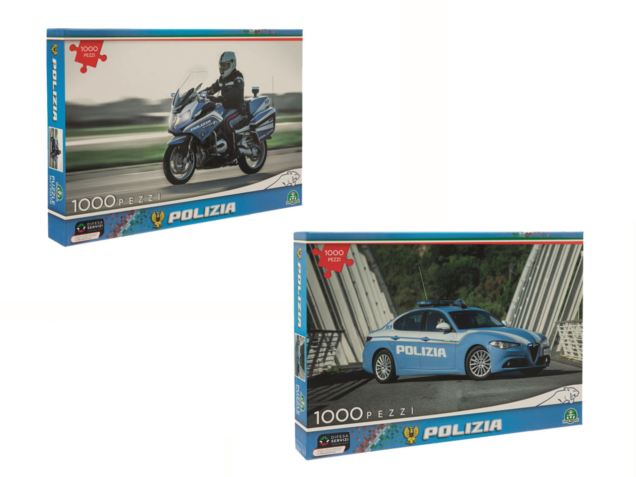 Puzzle 1000 pezzi 2D Polizia | Grandi Giochi