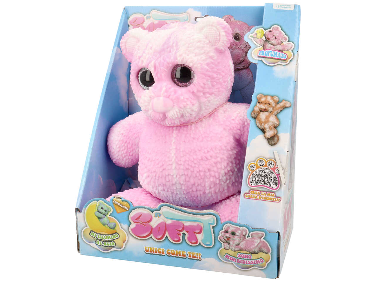 Stretchapalz soft bear 28cm, Materiali: gomma | Grandi Giochi