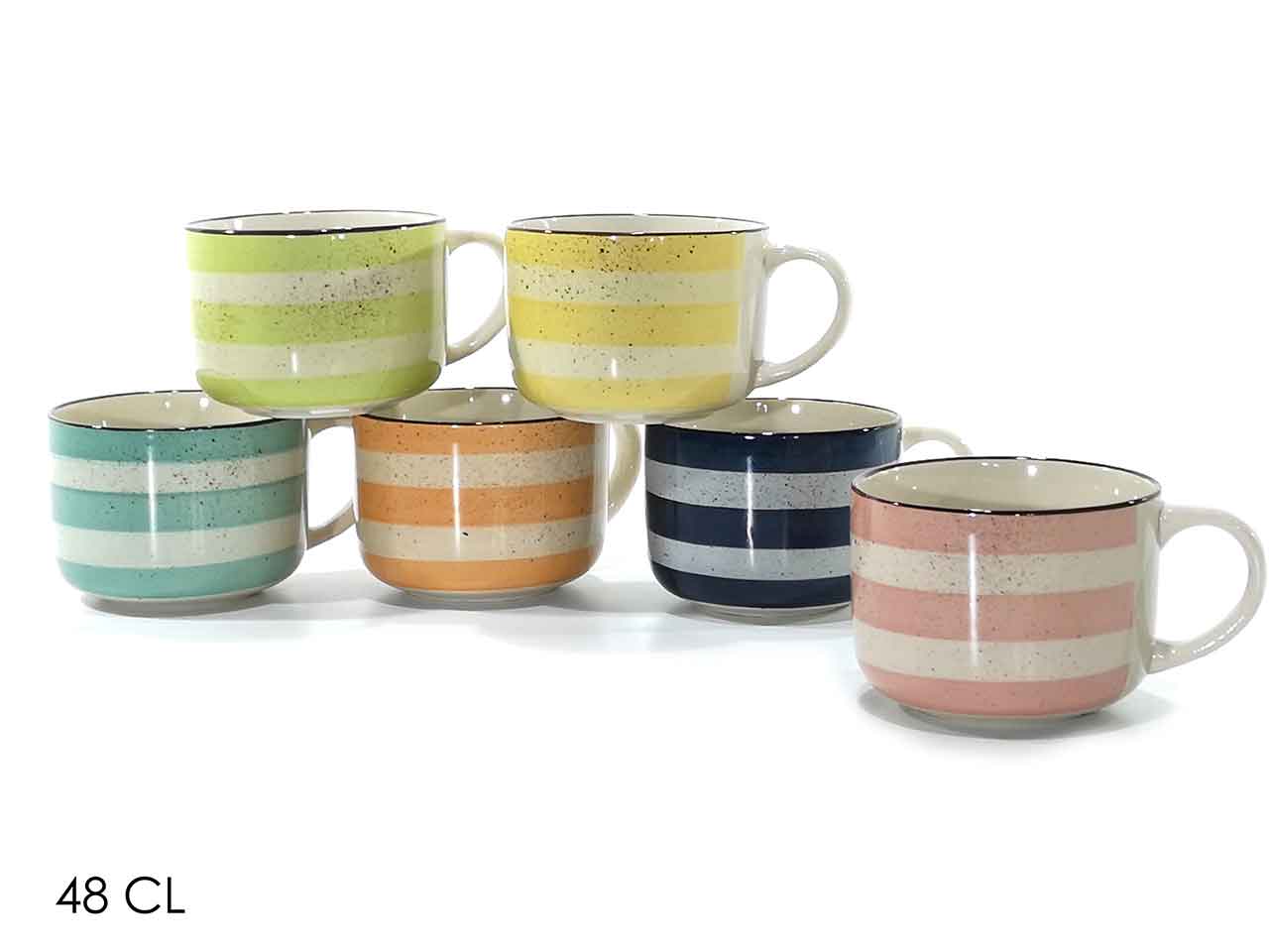 Tazzone pepper 48cl 6 assortiti