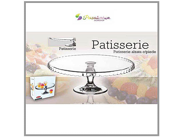 Alzata trasparente d.32cm