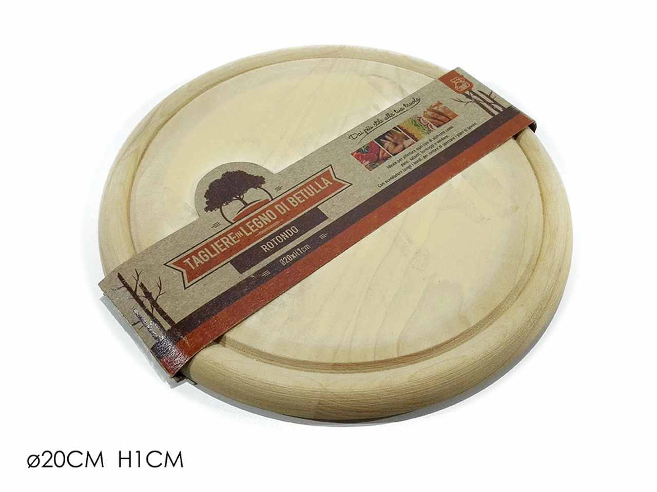 Tagliere legno d20cm 689339