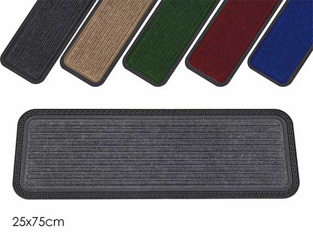 Tappeto scalino con strisce 25x75cm 4 assortiti