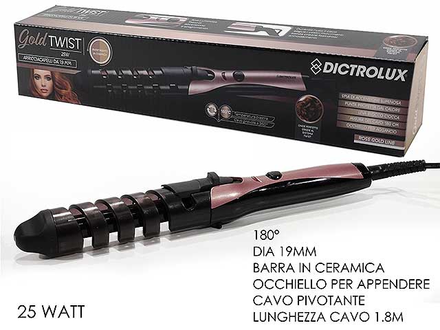 Arricciacapelli gold twist 25w 881601