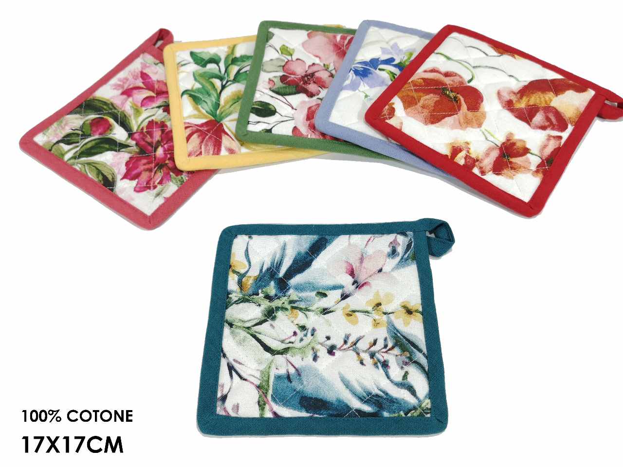 Presina 17x17cm fiori 595542