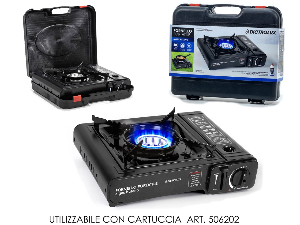 Fornello portatile a gas