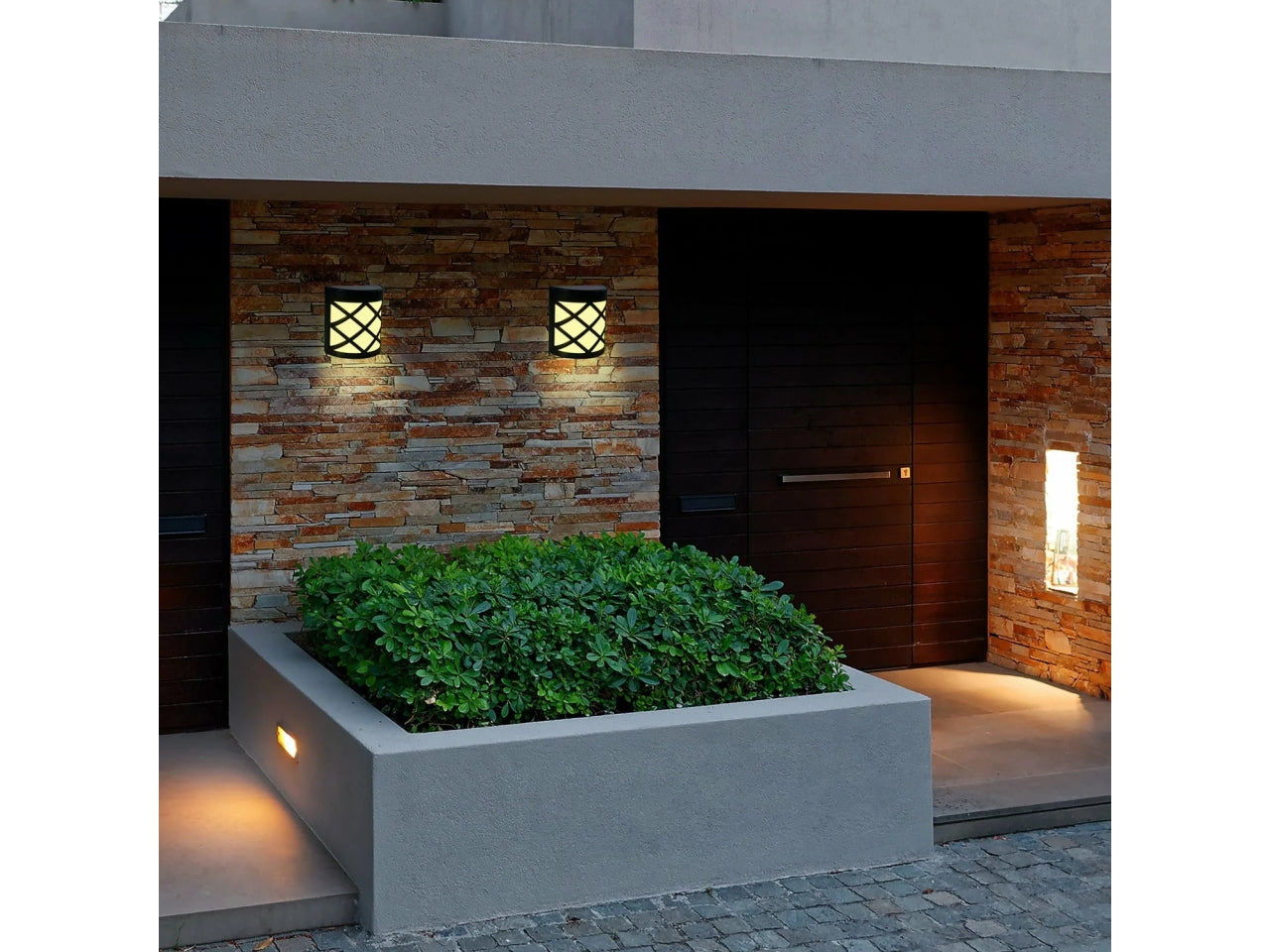 Lampada solare da muro