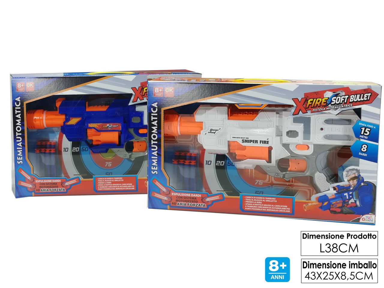 X-fire soft bullet-pistola con 20 proiettili