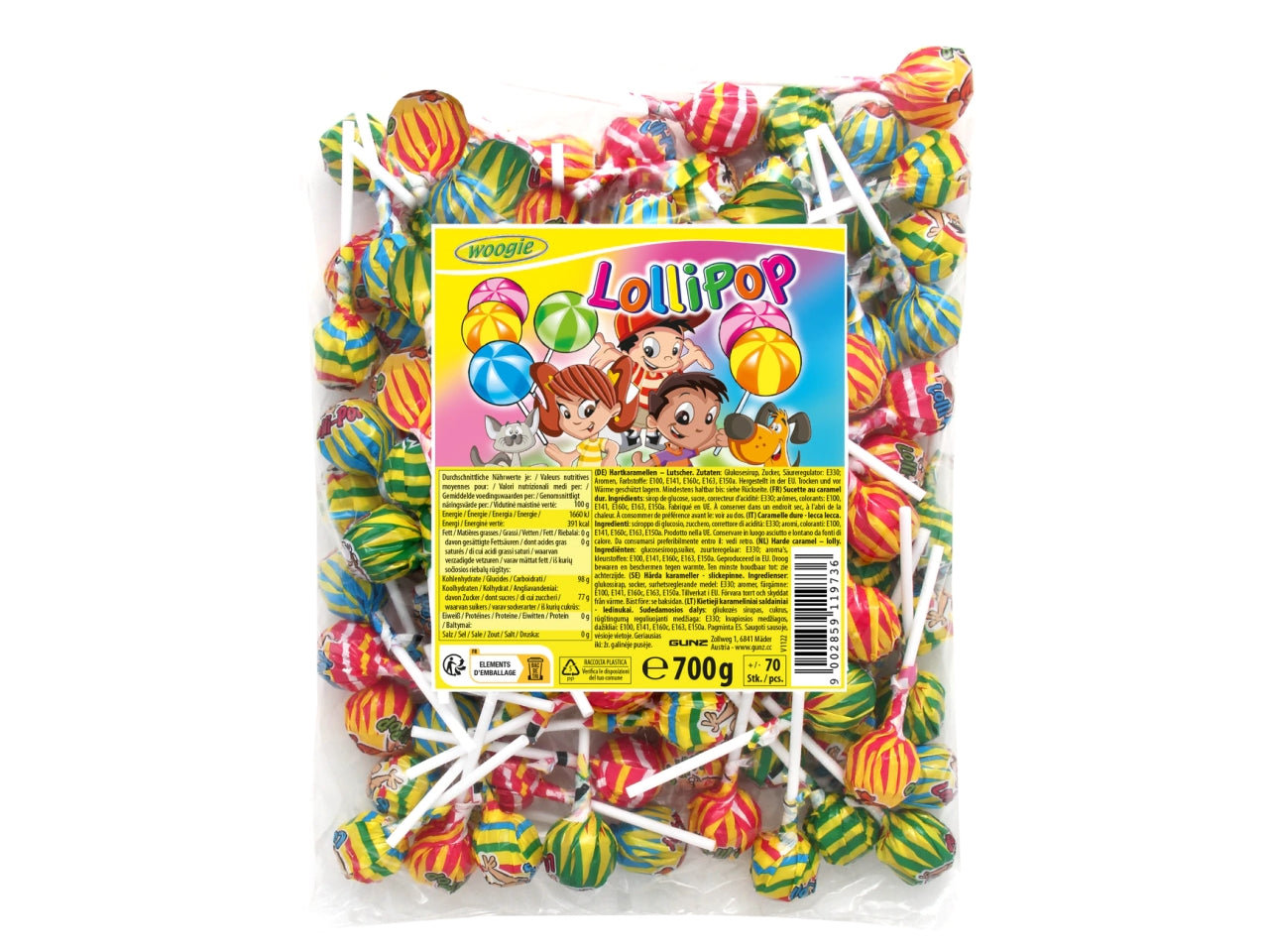 Lecca lecca 70x10gr 700gr