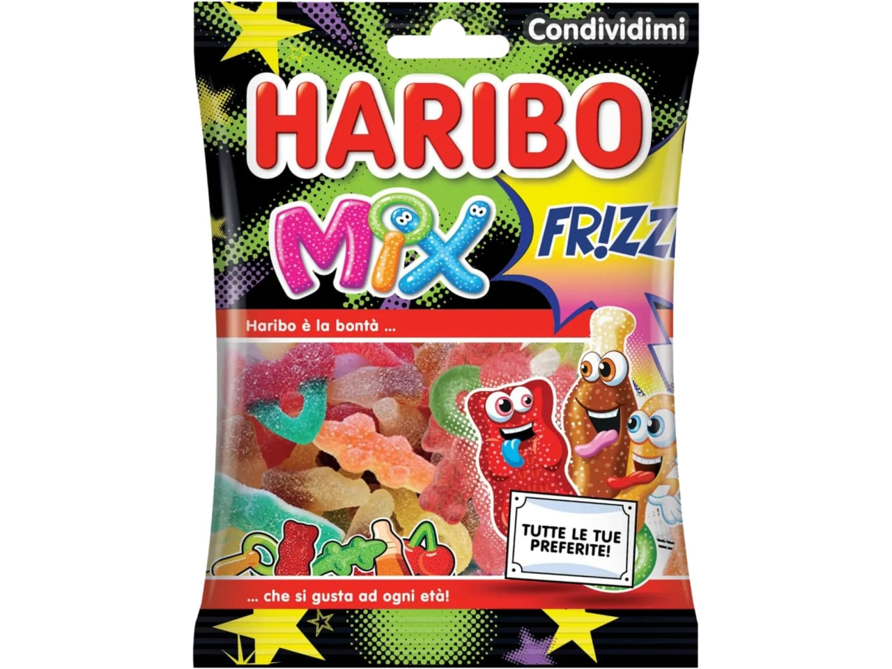 Haribo frizzi mix 90gr 36137