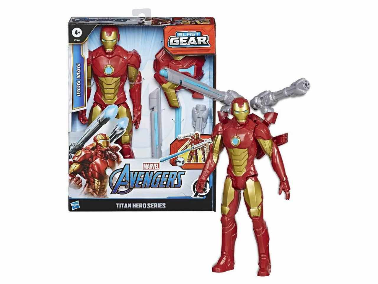 Avengers t.hero blast gear iron man e7380