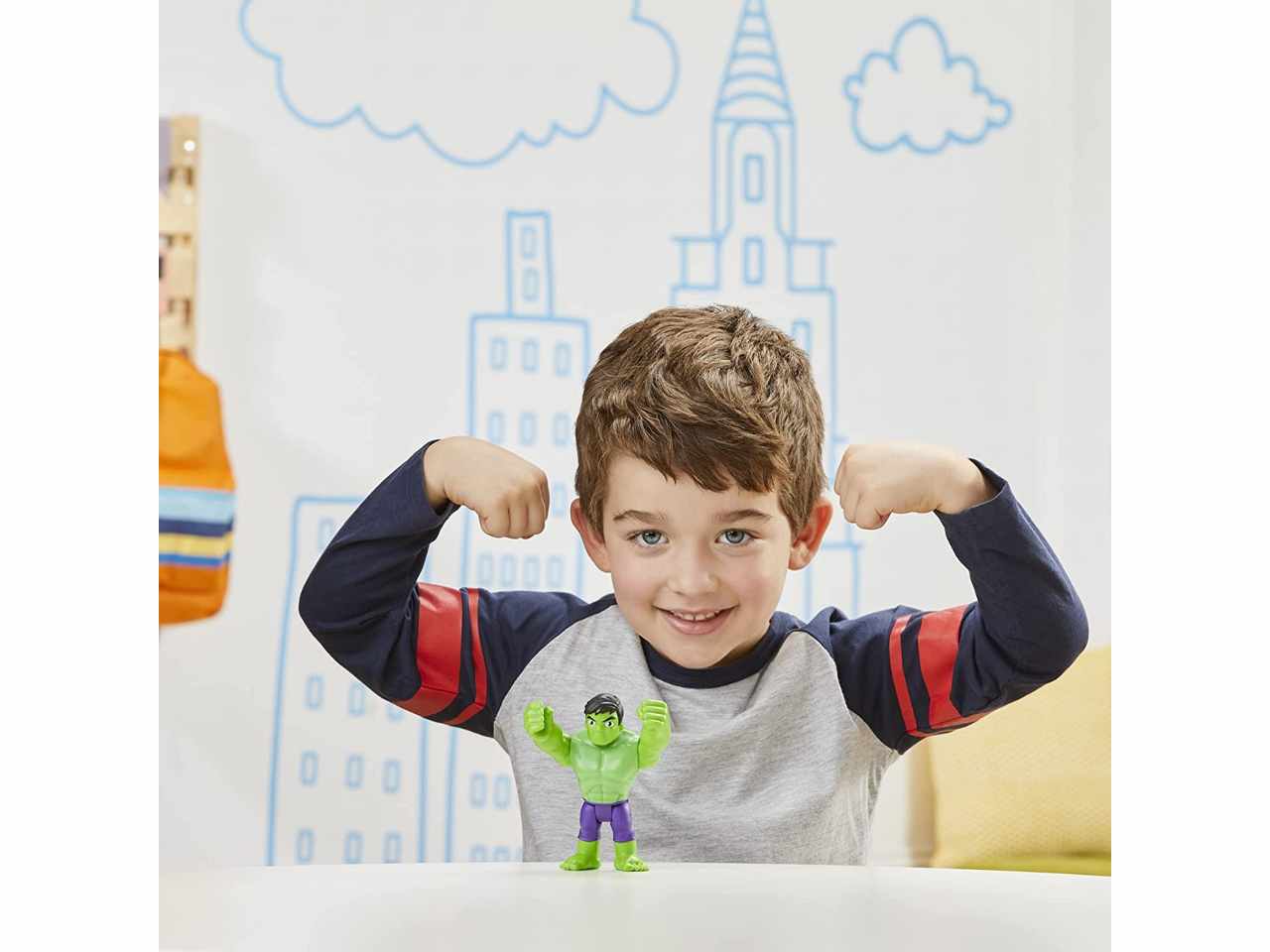 Spidey friends hulk hero fig. $