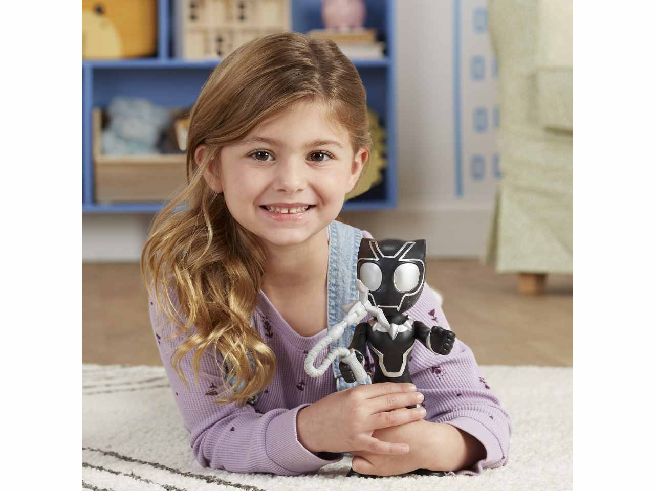 Spidey and his amazing friends figura mega black panther