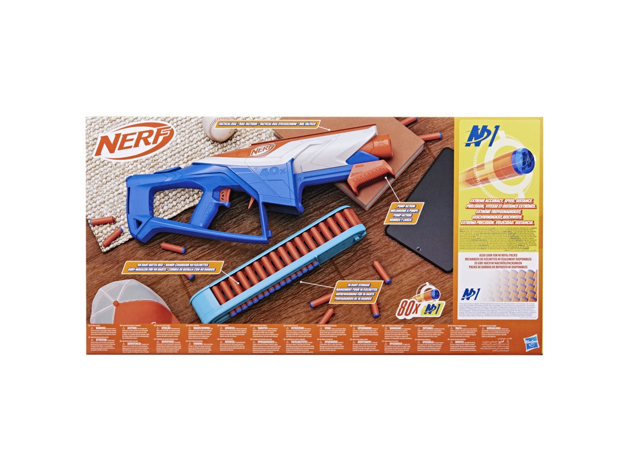 Nerf N-series Infinite 80 Proiettili, Mitraglietta Giocattolo per bambini 8 +