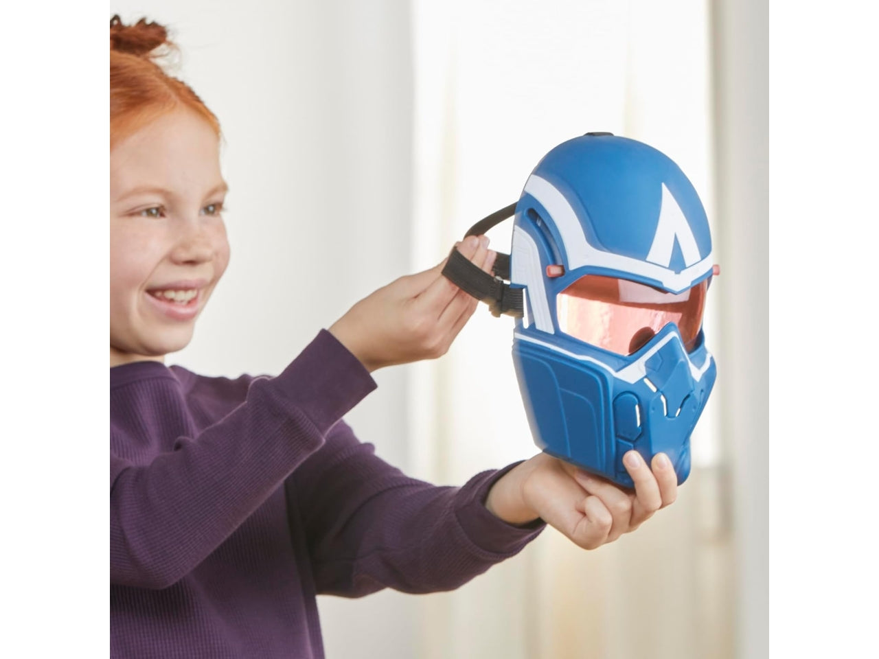 Captain america maschera elettronica