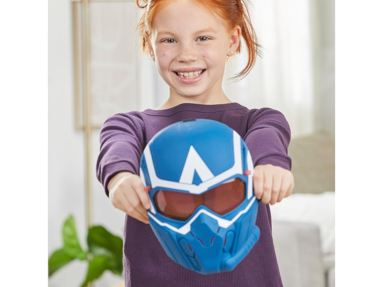 Captain america maschera elettronica