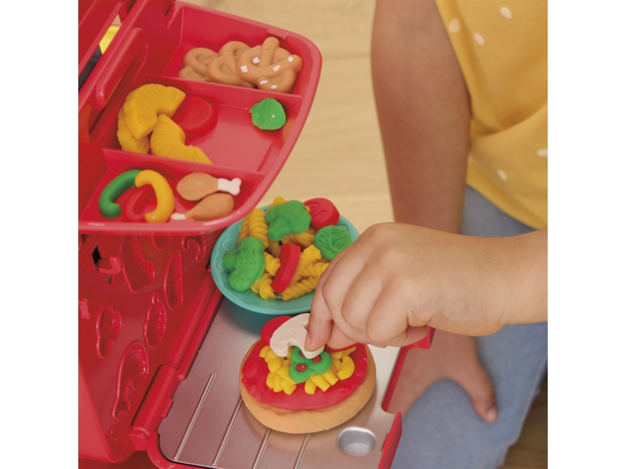 Pasta Modellabile Play-Doh Pizza Delivery Scooter: Set per Bambini 3+ | Dimensioni 20,3x62,2x43,2 - Hasbro