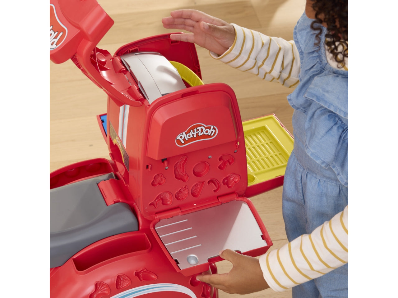Pasta Modellabile Play-Doh Pizza Delivery Scooter: Set per Bambini 3+ | Dimensioni 20,3x62,2x43,2 - Hasbro