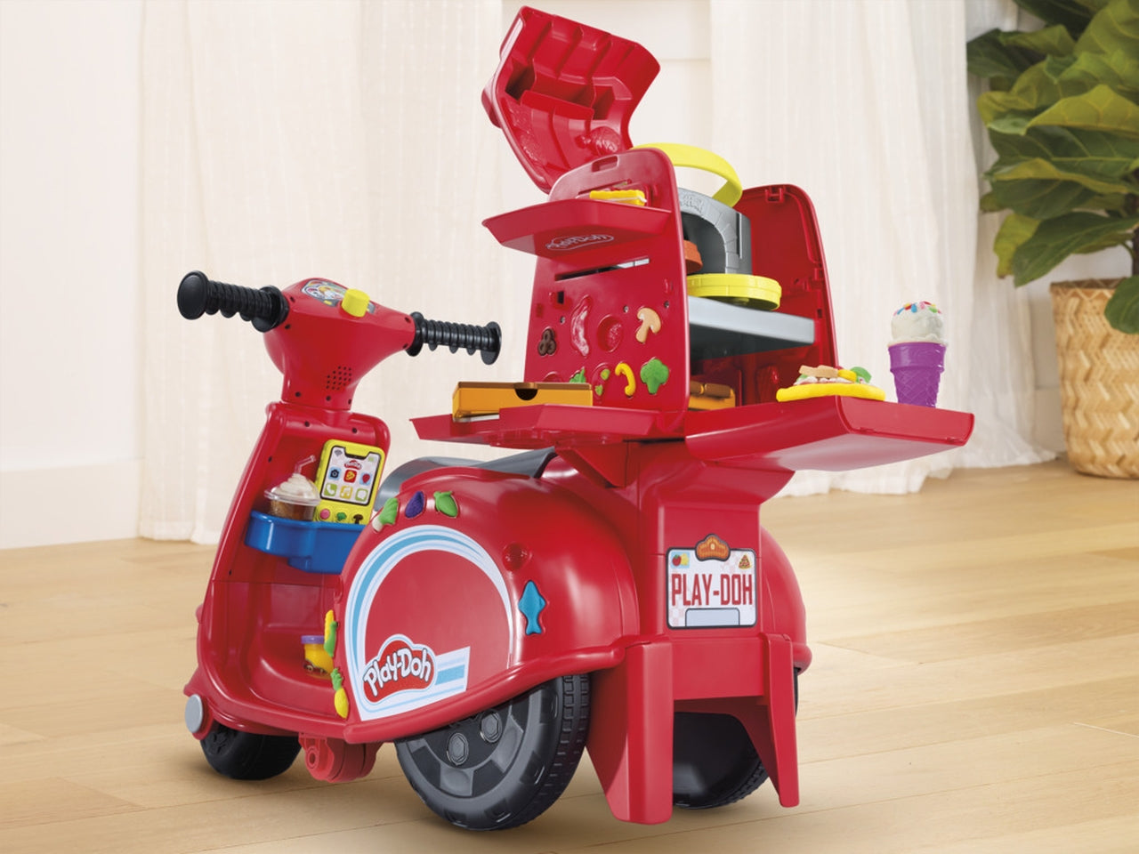Pasta Modellabile Play-Doh Pizza Delivery Scooter: Set per Bambini 3+ | Dimensioni 20,3x62,2x43,2 - Hasbro