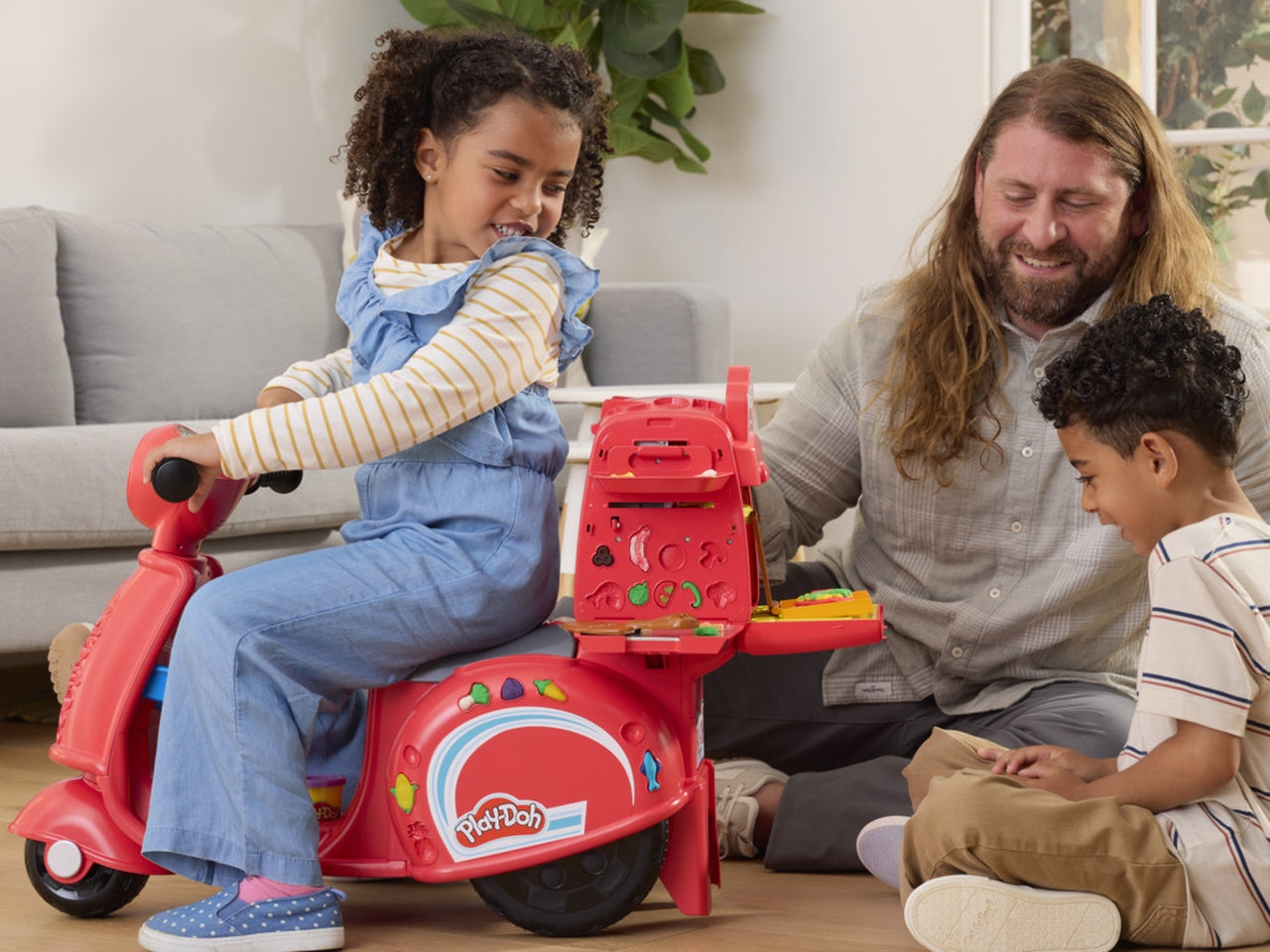 Pasta Modellabile Play-Doh Pizza Delivery Scooter: Set per Bambini 3+ | Dimensioni 20,3x62,2x43,2 - Hasbro