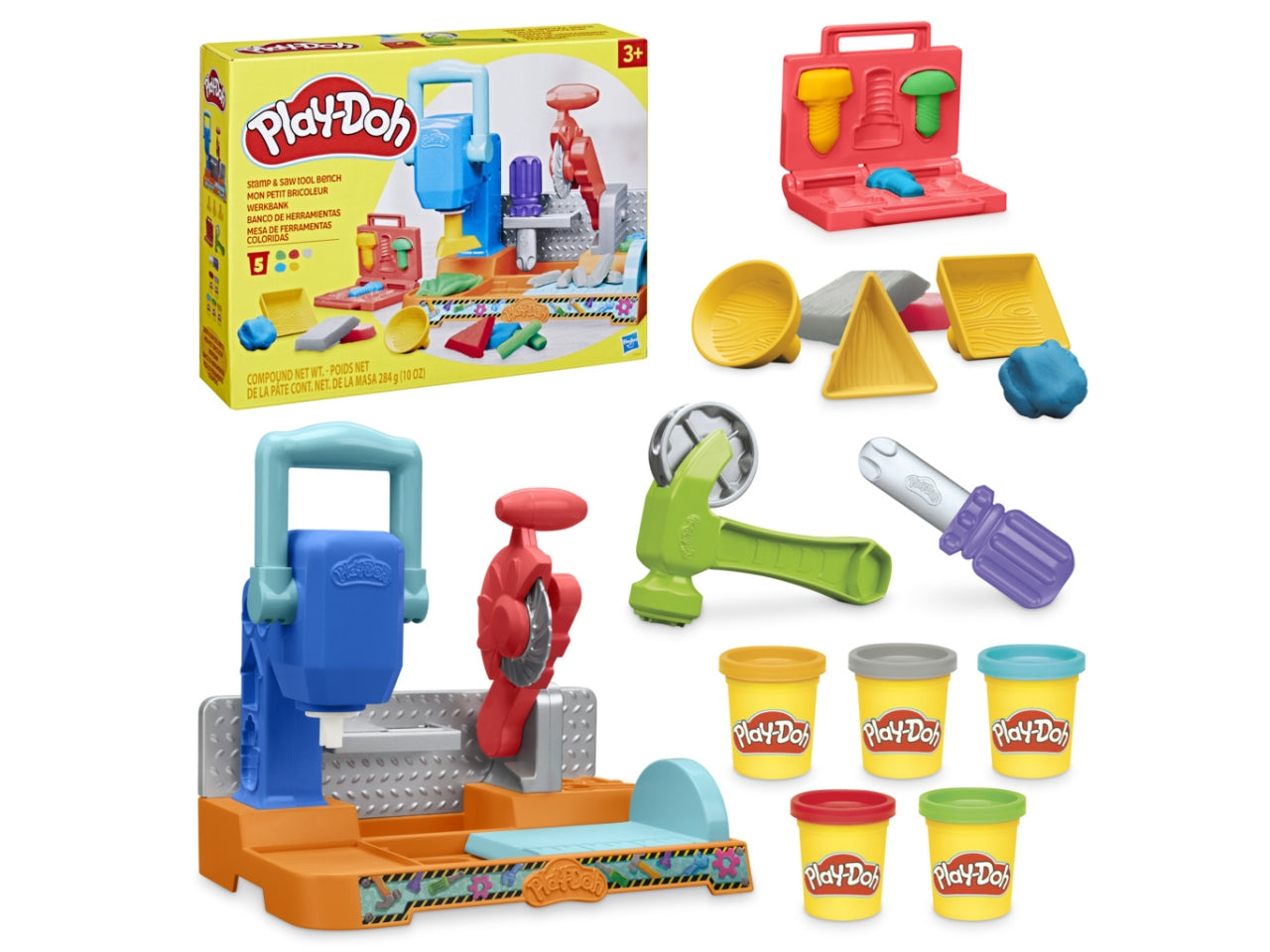 Play-doh Banco da lavoro set da gioco di pasta modellabile - Hasbro