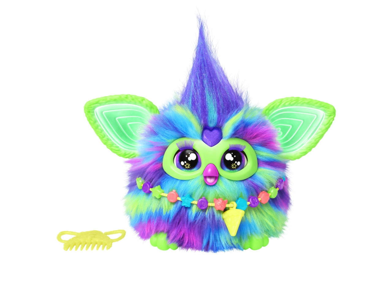 Peluche Elettronico Furby - Aurora Furborealis: Giocattolo per Bambine 6+ | Dimensioni 12,7x22,86x22,86 - Hasbro