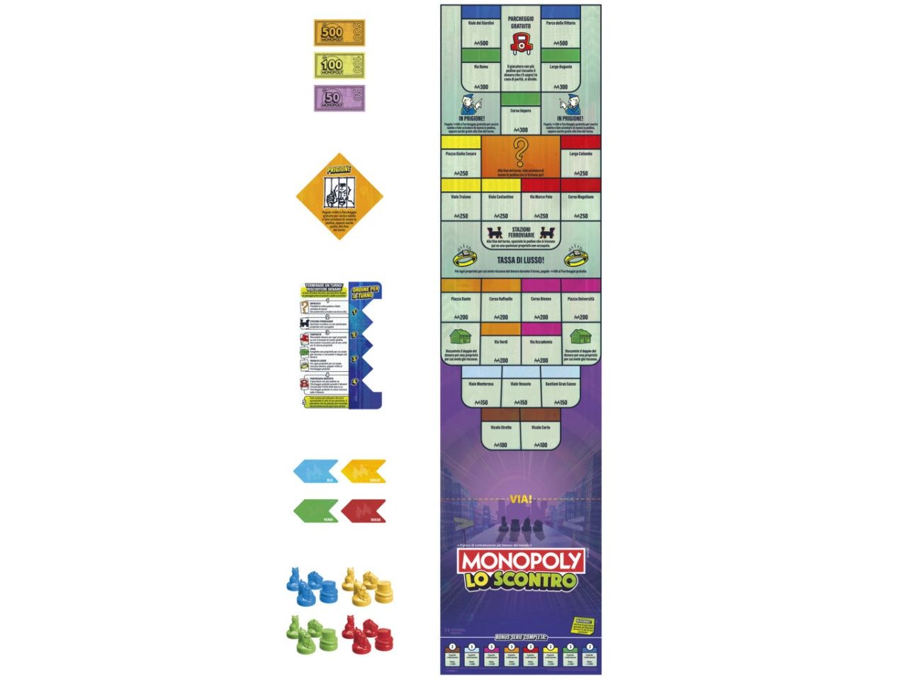 Monopoly lo scontro gioco da tavolo - Hasbro