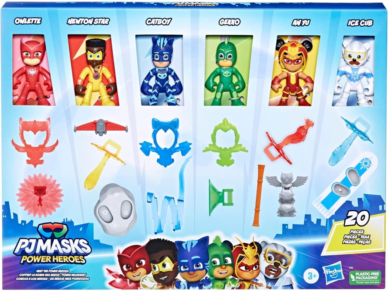Pjm personaggi PJ Masks Meet the Power Heroes età 3+ | Hasbro