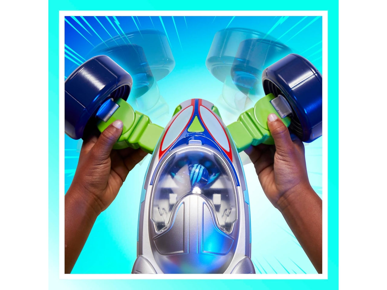 Pjm explorer Pj masks eroi super power, pj explo-mobile, veicolo convertibile, con luci e suoni, giocattoli dei superpigiamini età 3+ | Hasbro