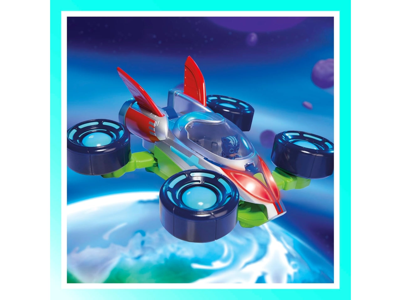 Pjm explorer Pj masks eroi super power, pj explo-mobile, veicolo convertibile, con luci e suoni, giocattoli dei superpigiamini età 3+ | Hasbro