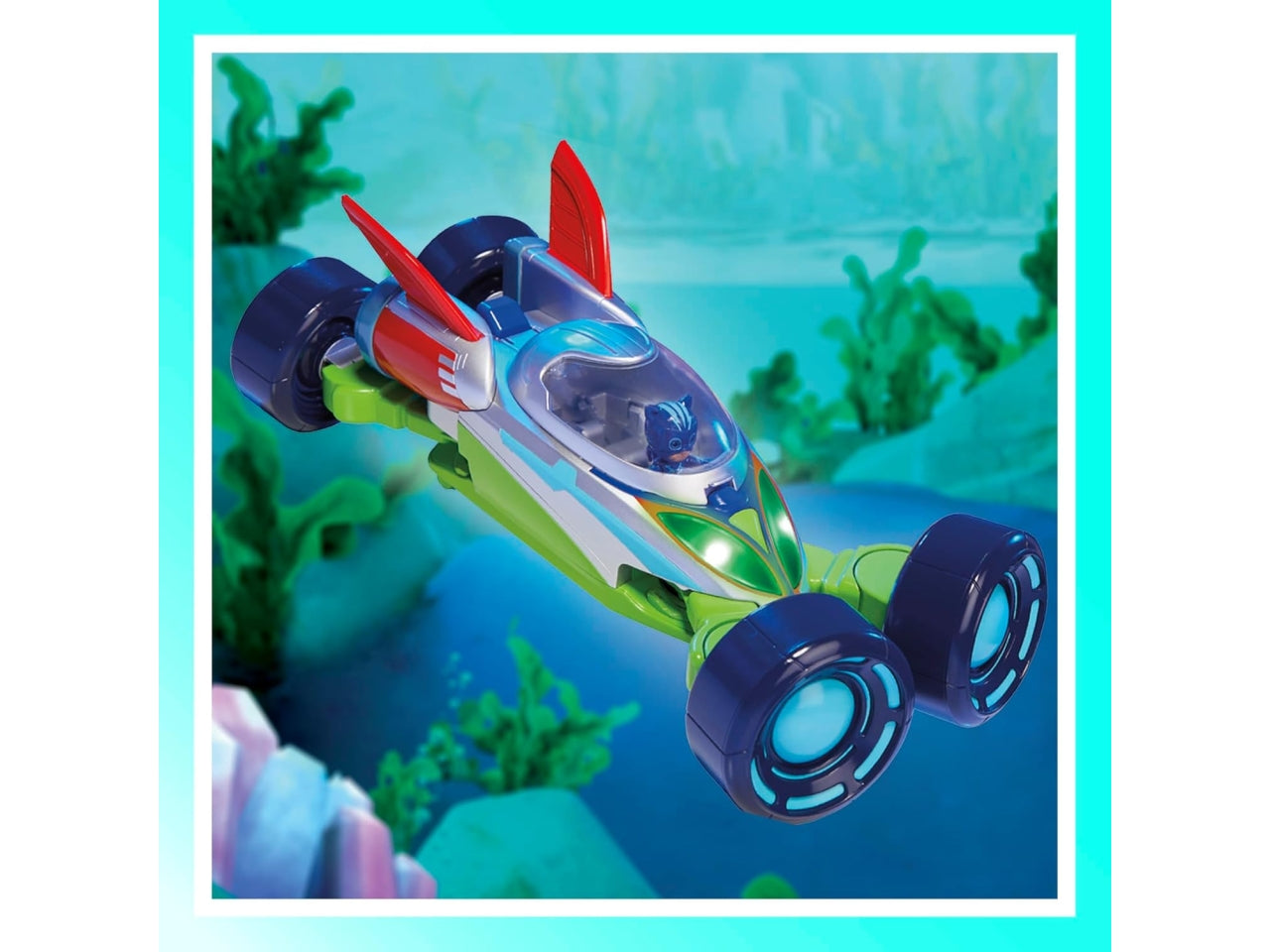 Pjm explorer Pj masks eroi super power, pj explo-mobile, veicolo convertibile, con luci e suoni, giocattoli dei superpigiamini età 3+ | Hasbro