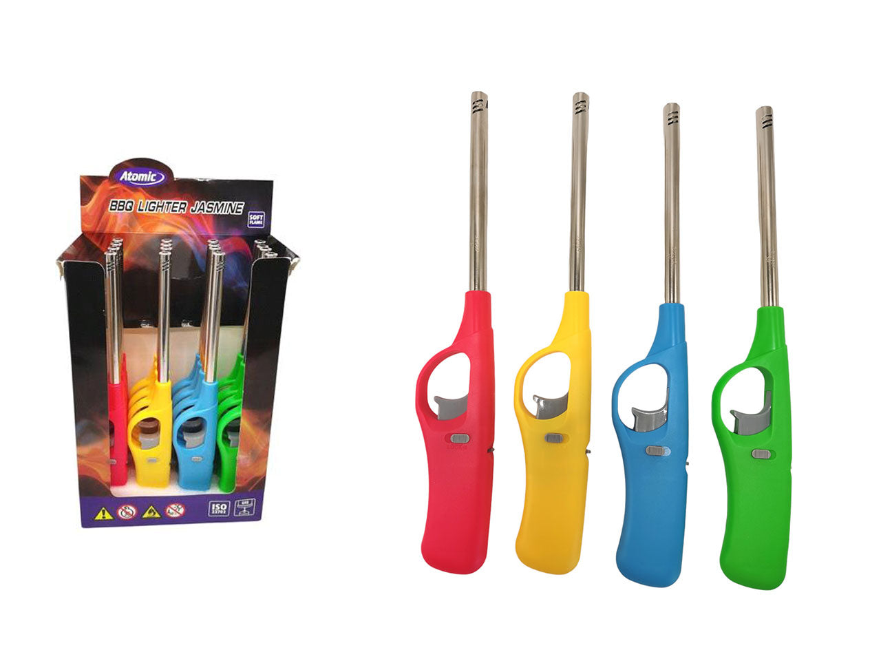 Accendigas atomic bbq lighter jasmine 4 colori assortiti