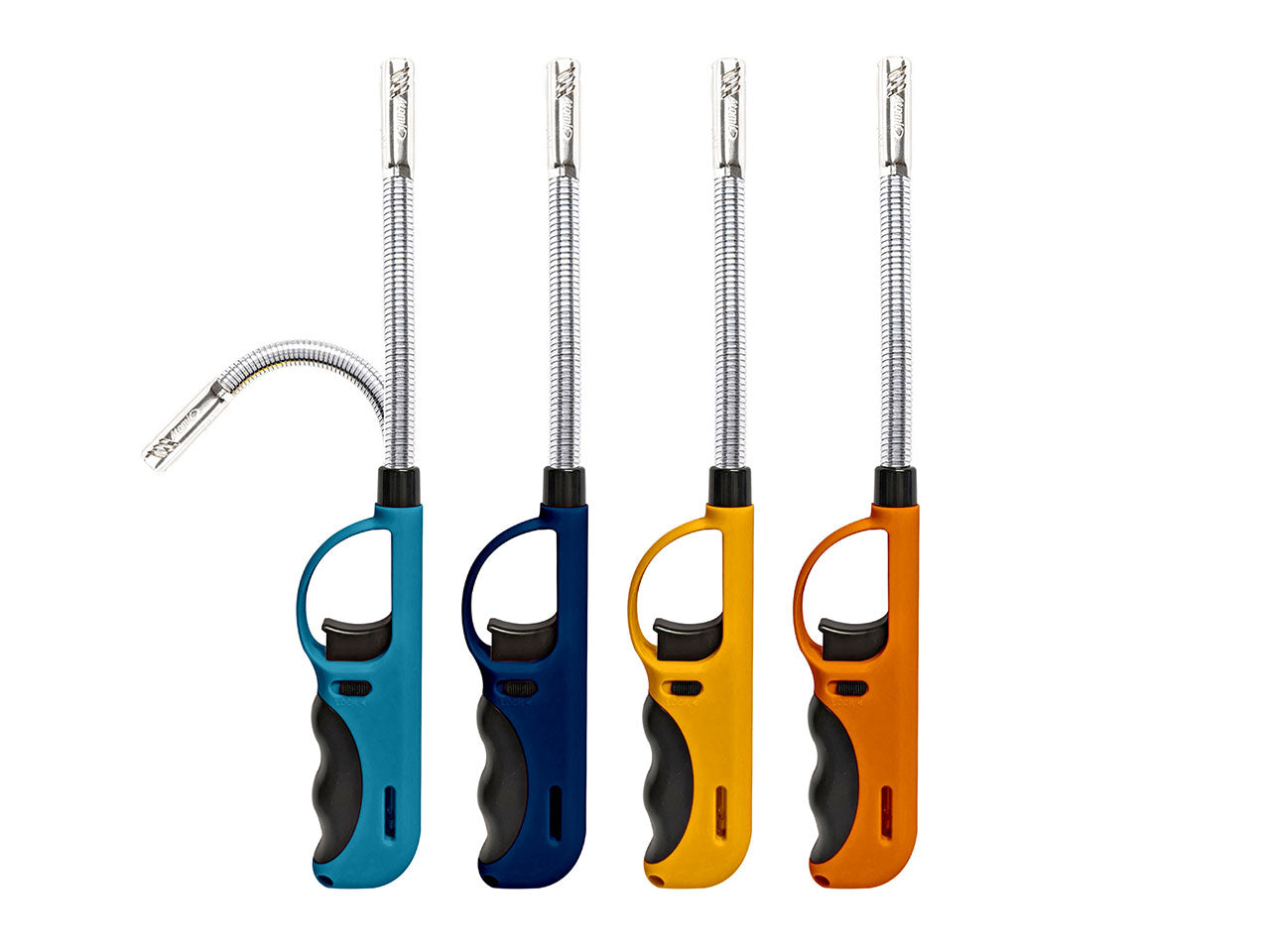 Accendigas atomic bbq lighter phoenix flexi 4 colori assortiti