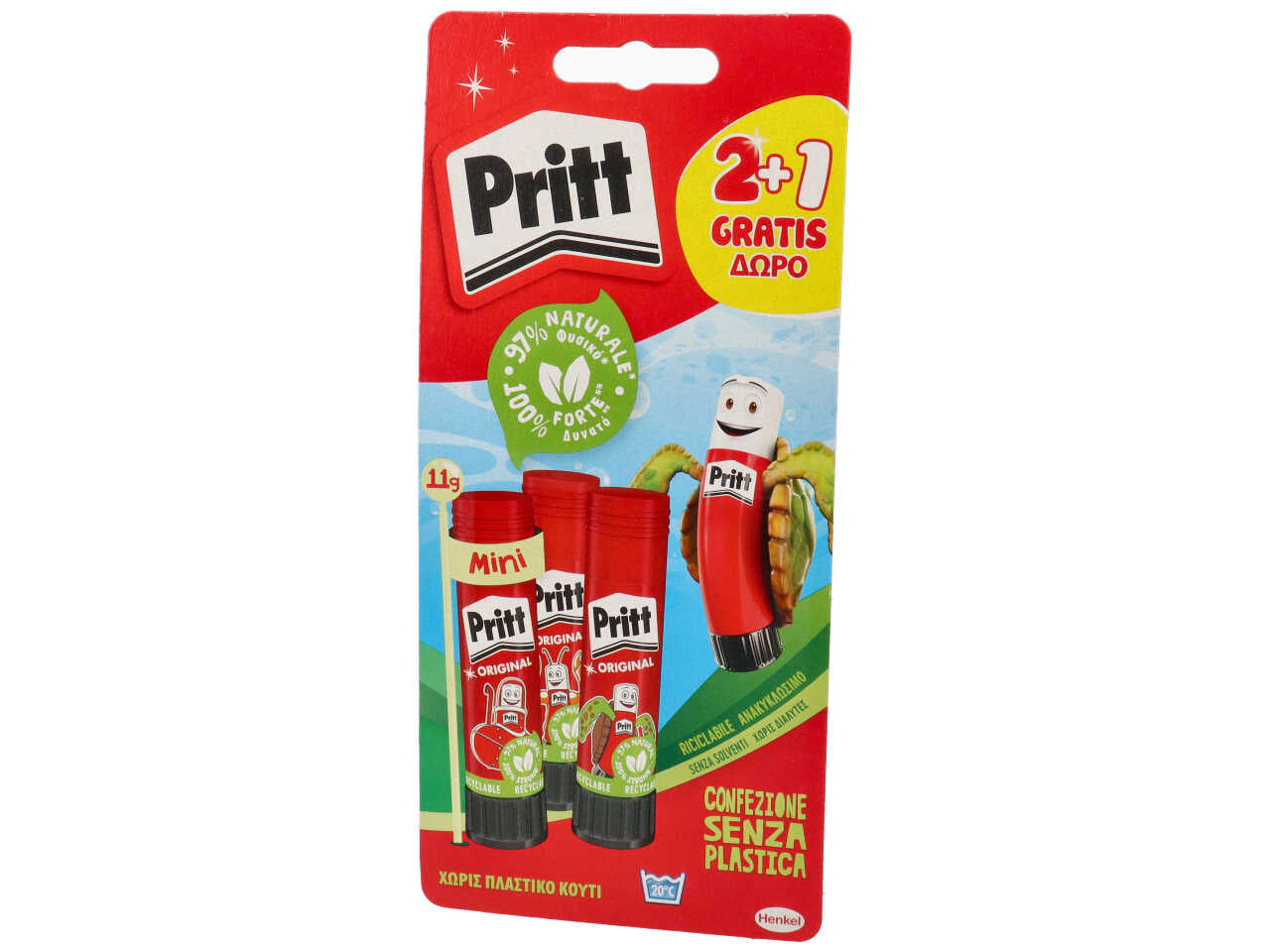 Pritt colla stick 11gr 3 pezzi 3047752