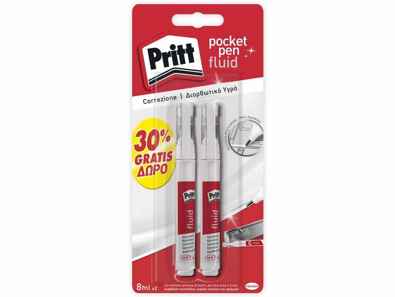 Pritt correttore a penna 2 pezzi 8ml 2679476