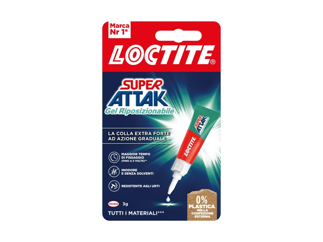 Loctite super attak gel riposizionabile 3g