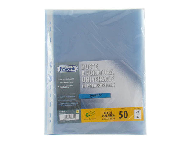 Buste forate universali 22x30cm 50 pezzi