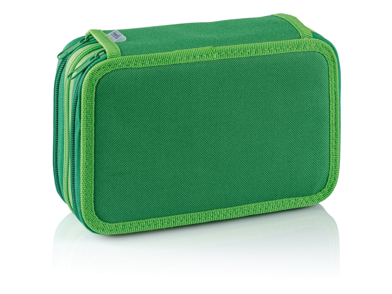 Astuccio scuola bicolore per bambini a 3 scomparti colori assortiti 20x13x7,5 cm - B Box
