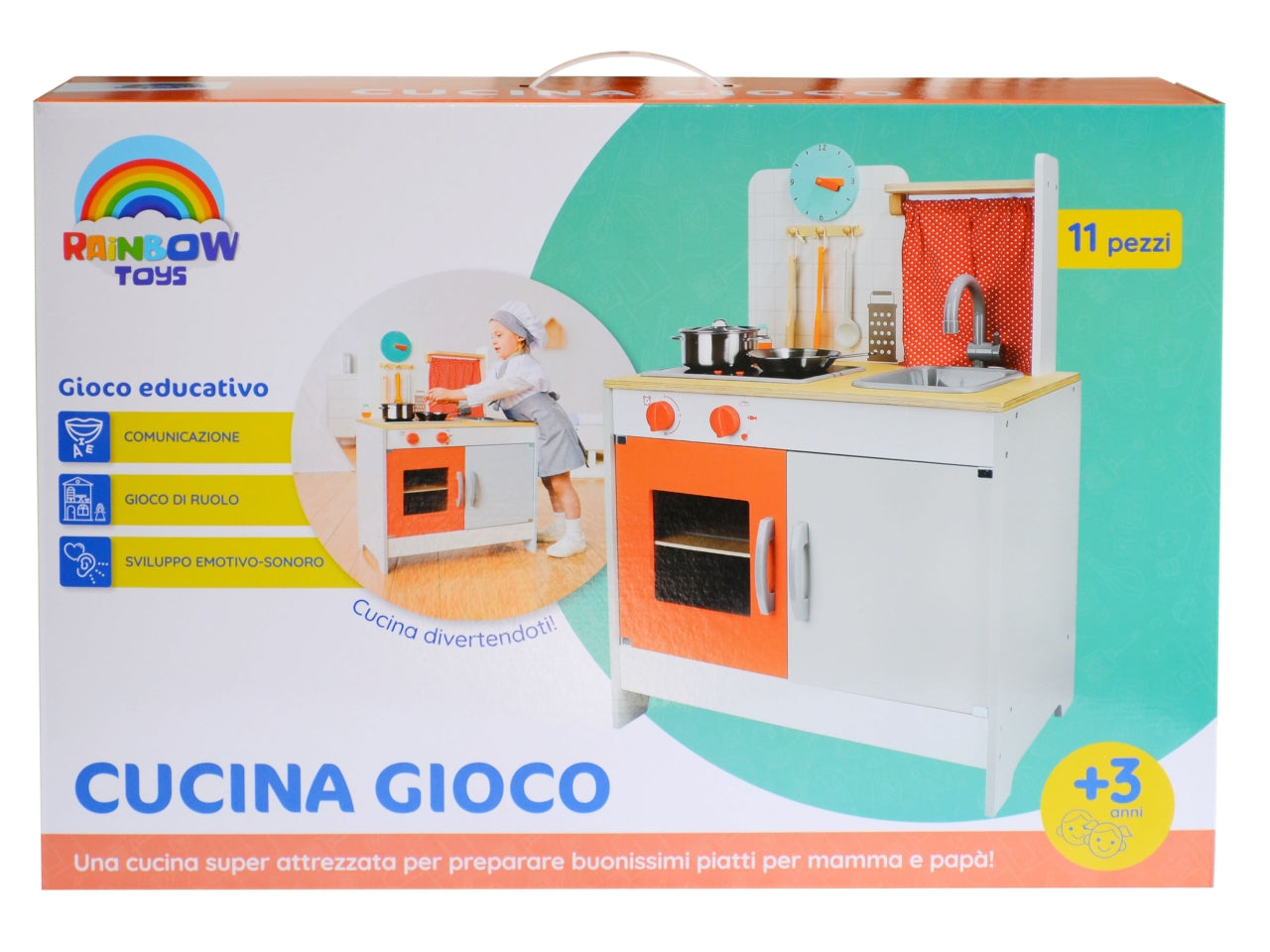 Cucina gioco in legno