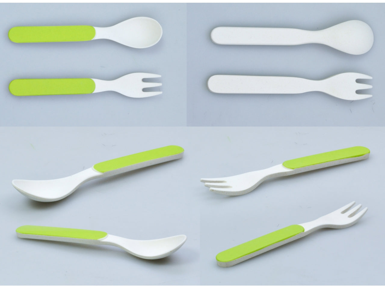 Set pappa in fibre di legno composto da 5 accessori