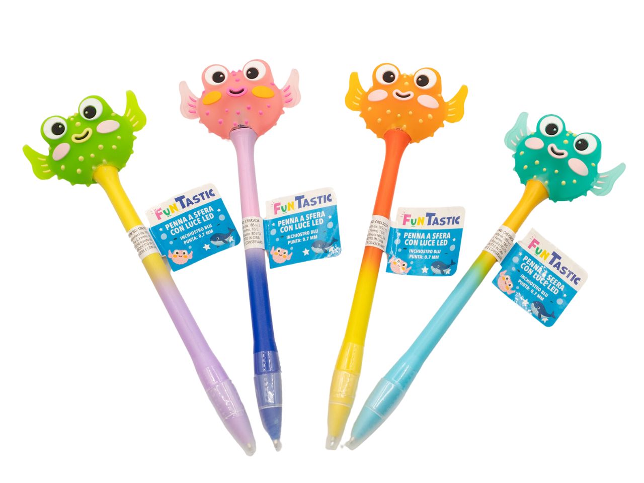 Penna a sfera animali del mare con led