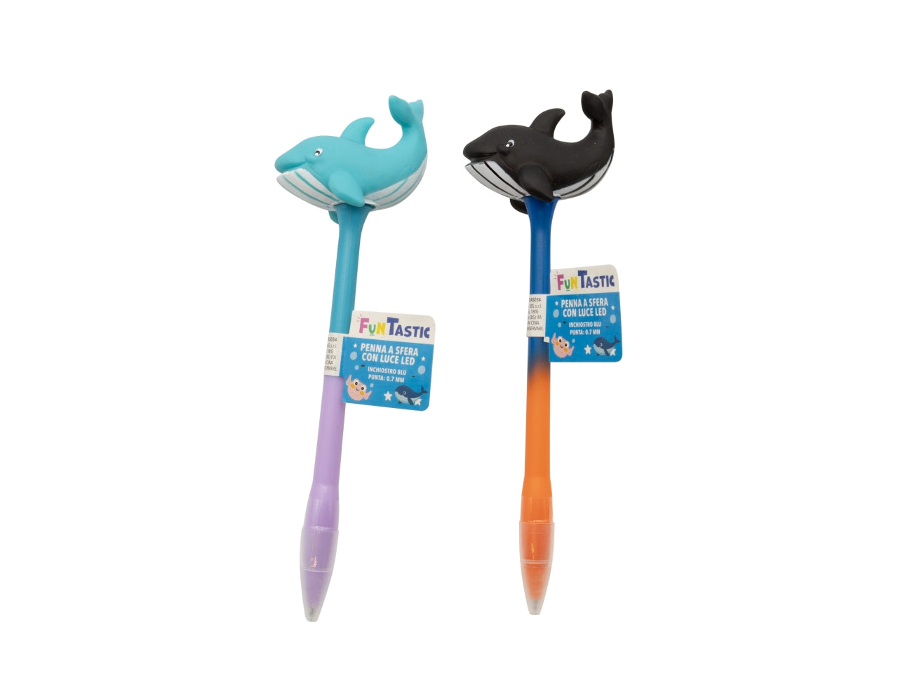 Penna a sfera animali del mare con led