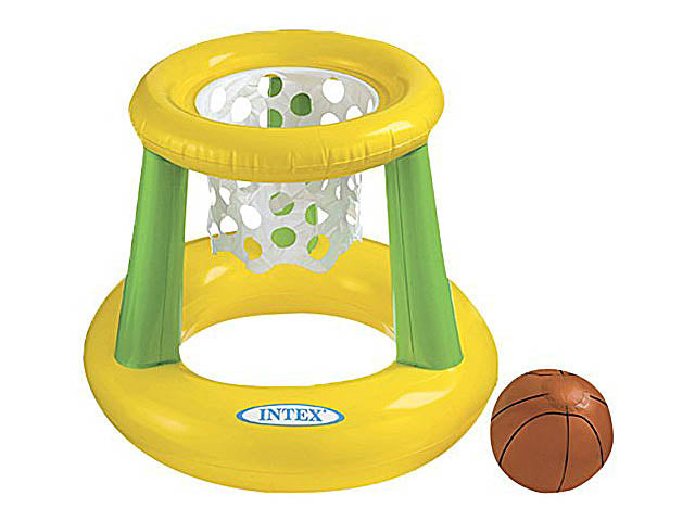Canestro gonfiabile con rete 67x55cm