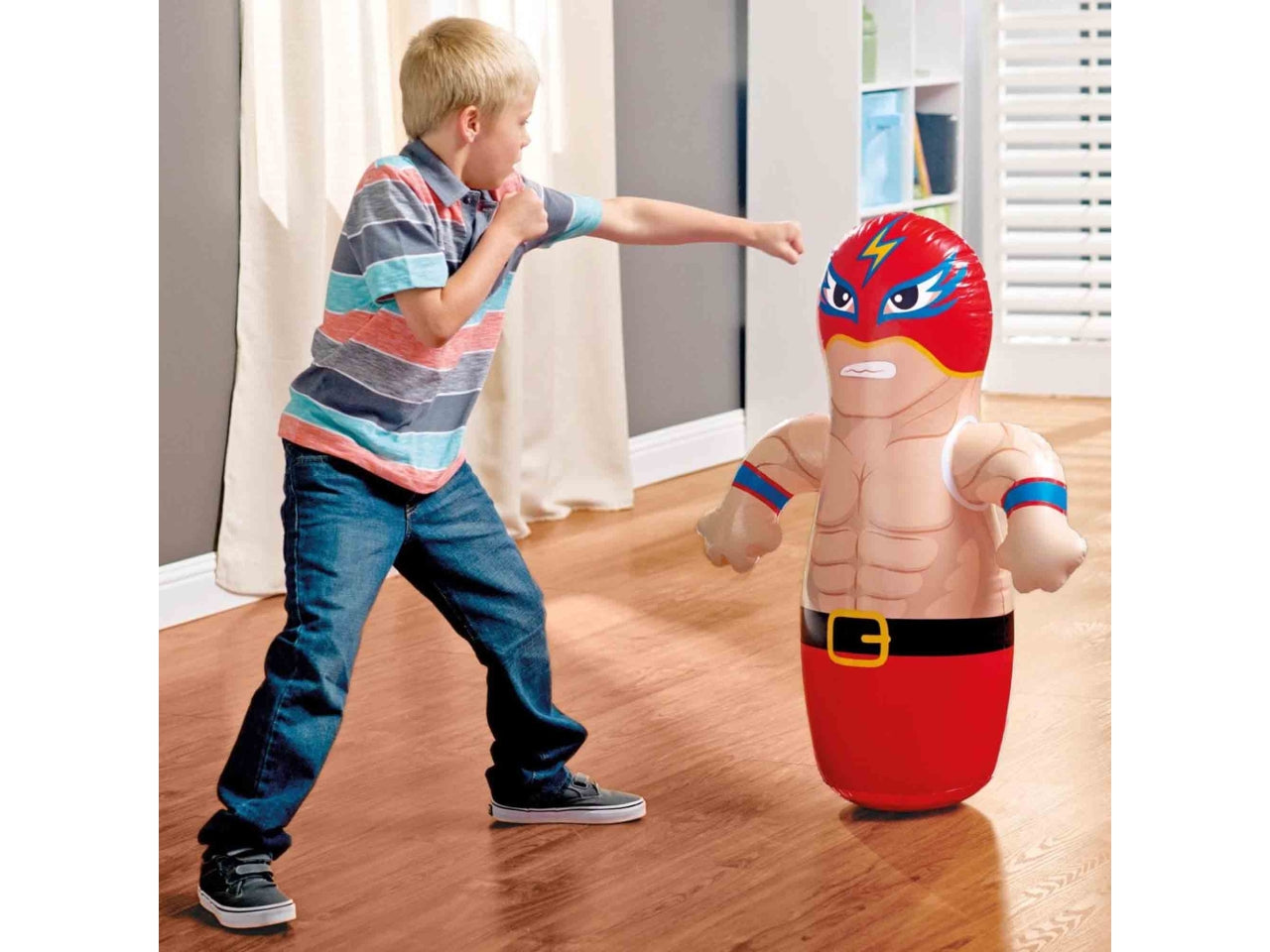 Gonfiabili 3D wrestler assortiti 72x91 cm - Intex
