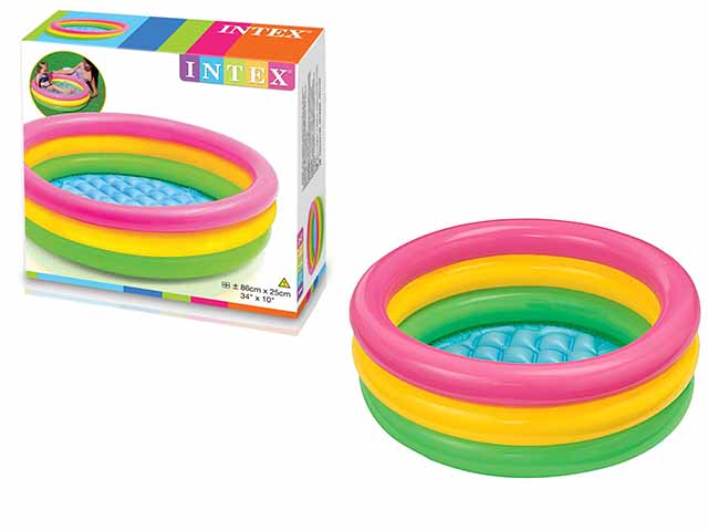 Piscina baby arcobaleno cm86x25