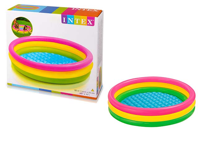 Piscina arcobaleno cm114x25